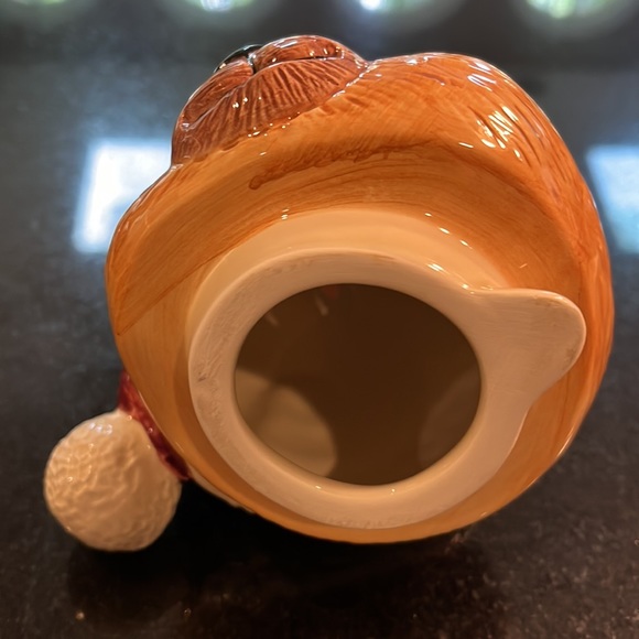 Christmas Teddy Bear Teapot W/tree & Gifts Holiday Ceramic Hand - Picture 12 of 13